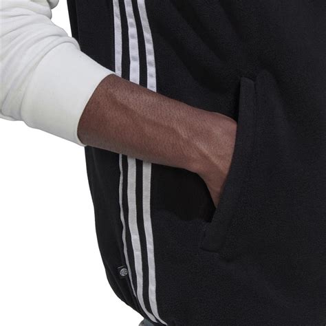 adidas 3 stripes vest zwart heren capachon ritssluititng|adidas Adicolor 3.